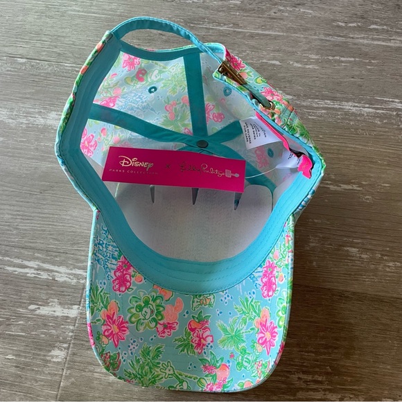 NWT Lilly Pulitzer X Disney Run Around Hat in Blue Ibiza Lilly Loves Disney - Picture 5 of 7